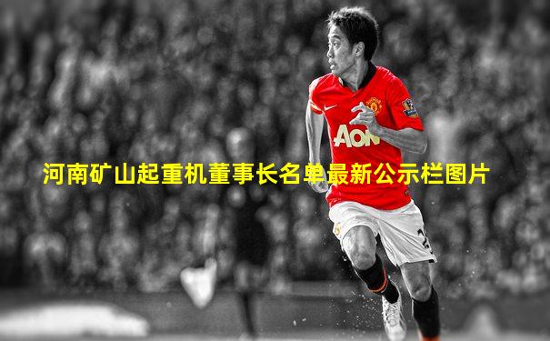 河南矿山起重机董事长名单最新公示栏图片