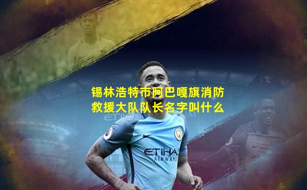 锡林浩特市阿巴嘎旗消防救援大队队长名字叫什么