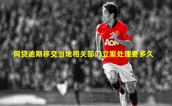 网贷逾期移交当地相关部门立案处理要多久